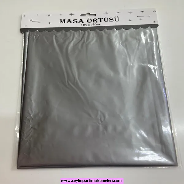 Lüks Gümüş Masa Örtüsü